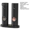 Electric Salt And Pepper Grinder Battery Powered Coarseness Mill Automatic Salt Mill with LED Light for Kitchen BBQ