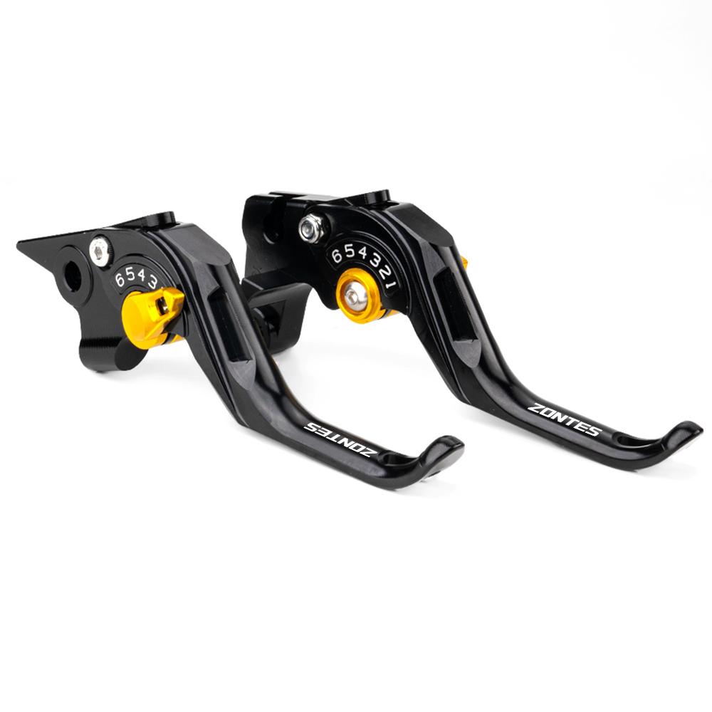 For ZONTES 703RR 703 RR 2024 2025 2026 Motorcycle Accessories Aluminum Adjustable 2 Finger Short Brake Clutch Levers