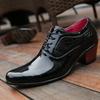 Size 38-43 Men'S Formal Business Leather Shoes With British Style High Heels And Pointed Toes XRS-67-3