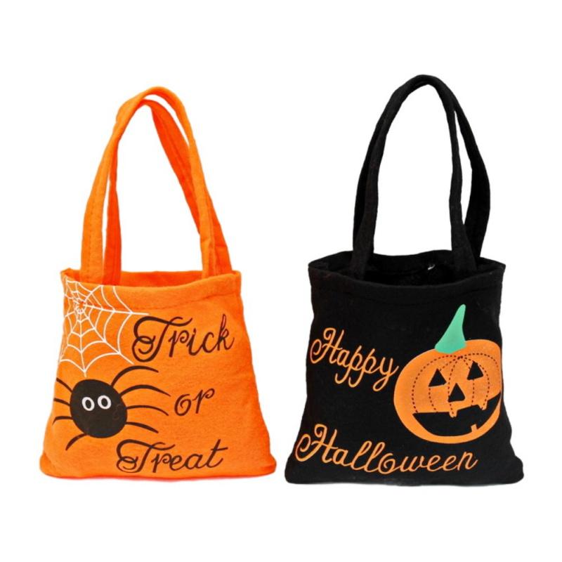 

Halloween Tote Bag Non-Woven Bag Ghost Festival Children s Gift Candy Bag Halloween Prop Bag