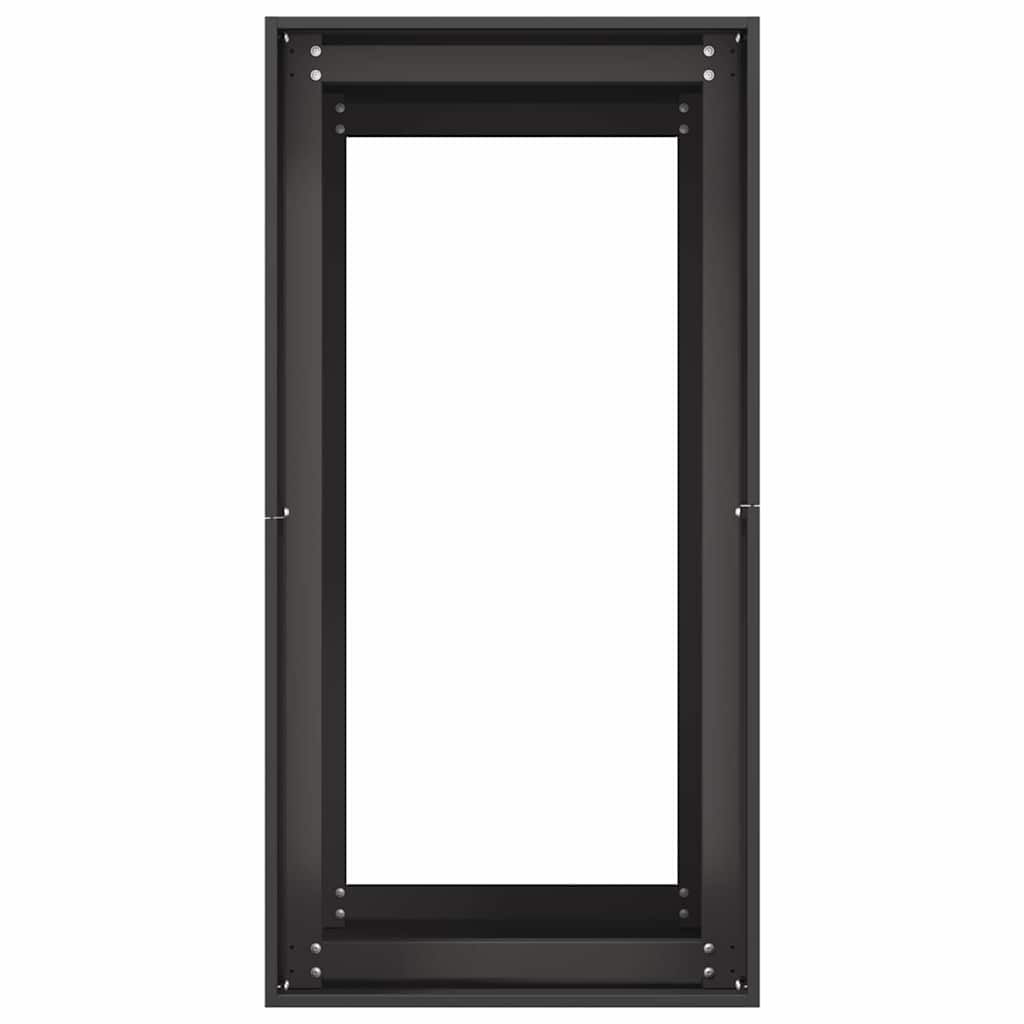Planter Box Black 40x80x80 cm Steel