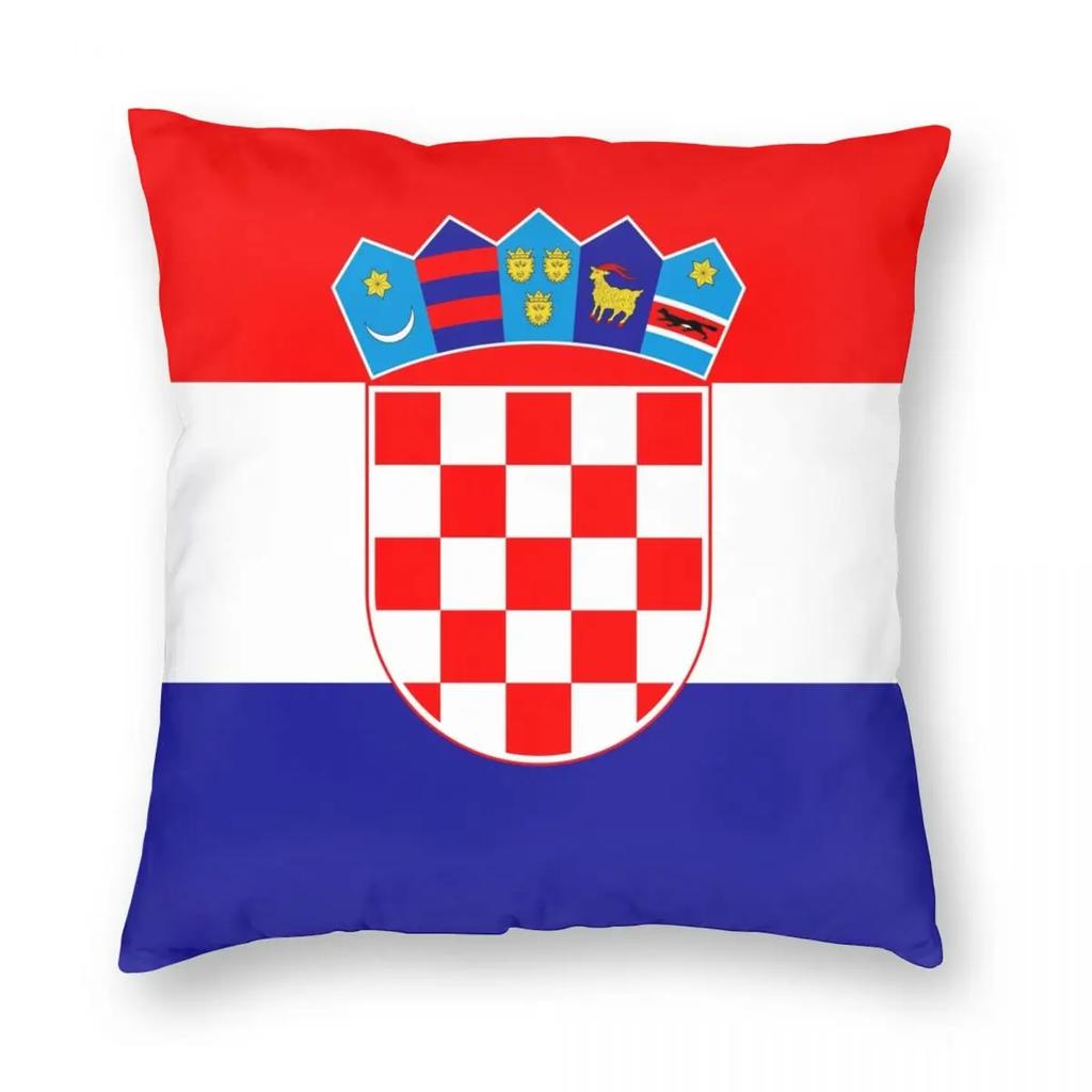 Usa Australia Flag Print Cushion Cover Super Soft Short Plush Pillow Covers 45*45 Throw Pillow Case Sofa Home Decor Pillowcase