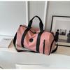 Korean-style travel bag, large-capacity shoulder and crossbody bag with separate shoe compartment, sports and fitness bag, storage bag, yoga bag