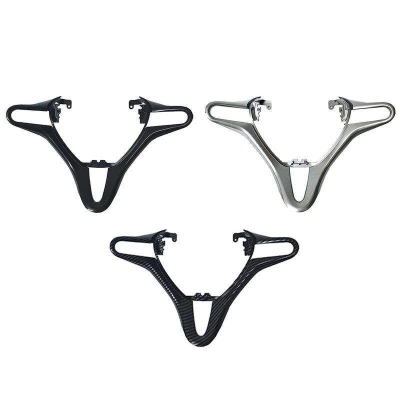 Car Carbon Fiber Steering Wheel Control Panel Trim Strip Switch Cover for Honda Fit GE City 2008-2014 Interior Accessories