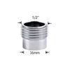 Water Faucet Coupler 1/2 To M16 M18 M20 M22 M24 M28 Thread Connector Conversion Repair Tap Adapter For Bubbler Kitchen Bathroom