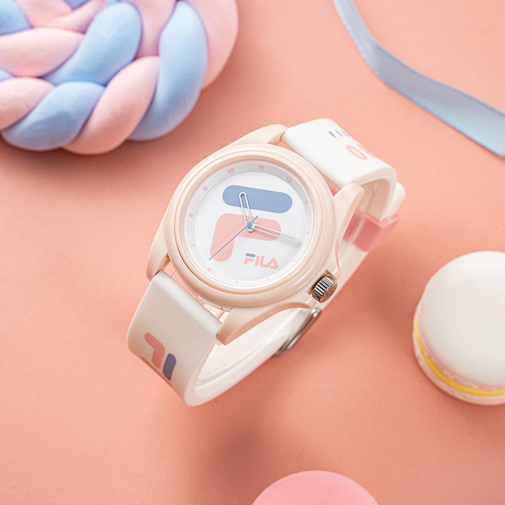 FILA 6113 Series Quartz Watch Silicone Strap White Dial 30M Water Resistant Sport Trend Couple Watch Women watches FLM38-6113-025