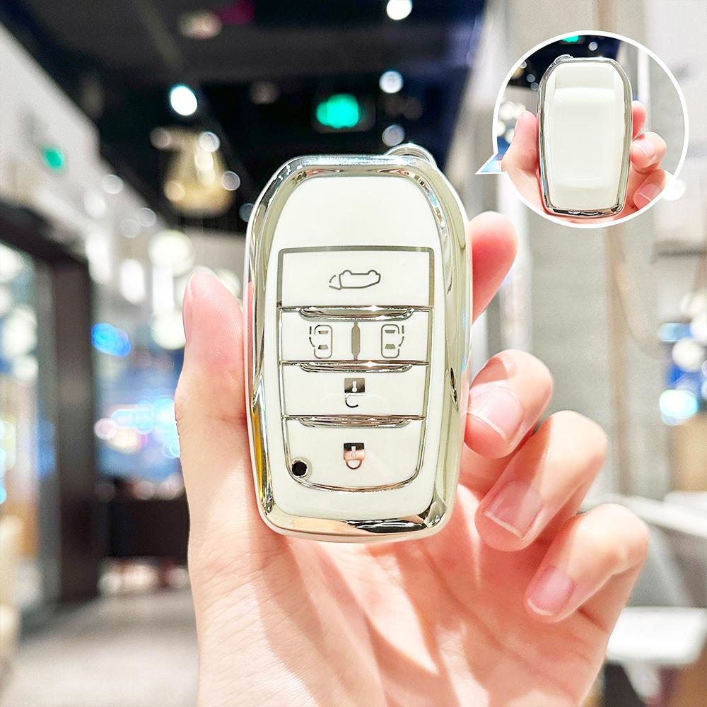 2/3/4/5/6 Butoane Auto Fără Cheie TPU Husă Cheie Auto pentru Toyota Land Cruiser Prado150 RAV4 Venza SIENNA Corolla Camry Yaris