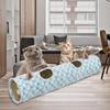 Cat Tunnels for Indoor Cat, Pet Cat Tunnel Tube Cat Toys Collapsible, Cat Play Tent Interactive Toy Cat House Bed with Balls for Cat Kitten- Heart