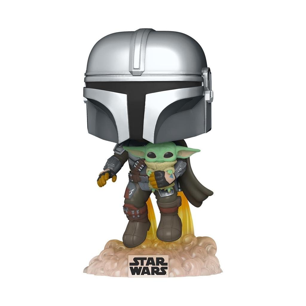 FUNKO POP! STAR WARS: The Mandalorian- Mando Flying w/Jet Pack