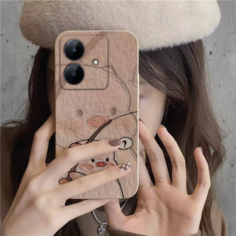 Etui na telefon komórkowy Realme Note60x Internetowa celebrytka Dziewczęce serce Odporne na upadki