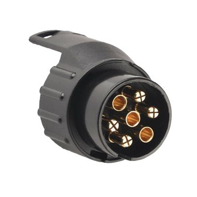 7 Pin To 13 Pin Plug Adapter Trailer Connector 12V Towbar Towing Waterproof Plugs Socket Adapter for Car Truck Caravan EU Plug