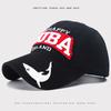 Trendy baseball cap with embroidered letters, sun hat for outdoor leisure and sports