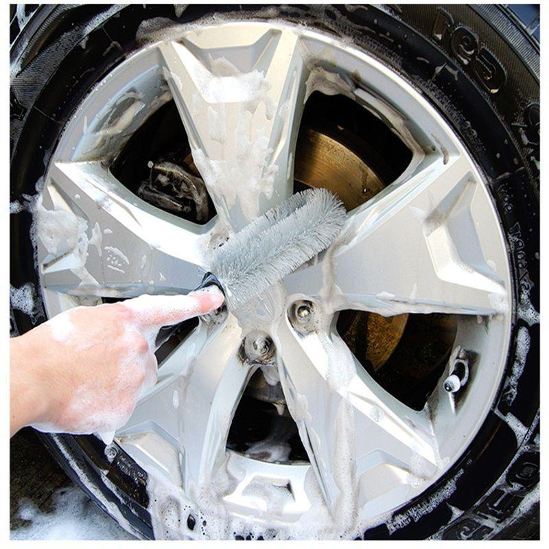 Car Wash Brush Tire Wheel Soft Bristle Brush Detail Brush Car Small Clean Tool High Quality Plastic Brush