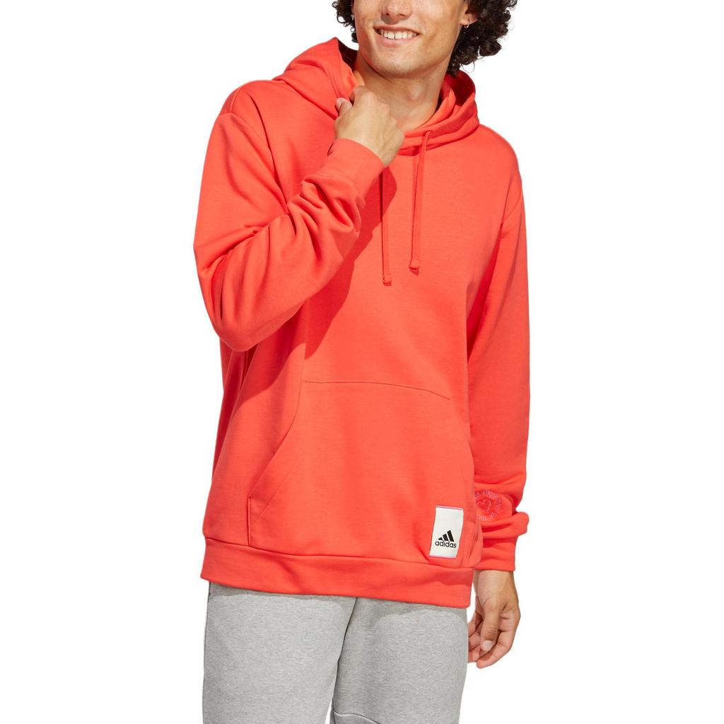 adidas Sweatshirts Unisex Light Red Hooded Moderate Regular IL8298