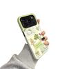 Filin 2-in-1 green leaf cat is suitable for iphone11promax Apple 11PRO/11 cartoon mobile phone case.