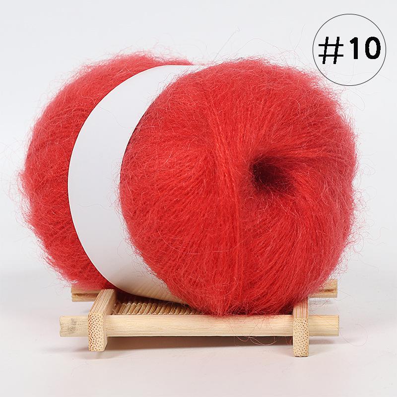 5Pcs Baby Mohair, Hand-woven DIY Sweater Scarf Thread Baby Thread Fine Wool