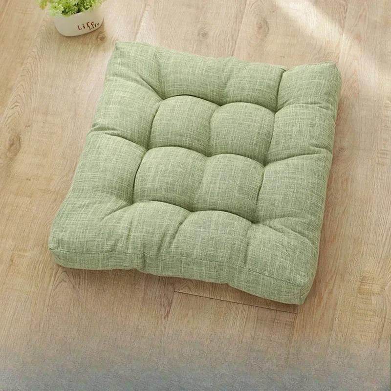 1pc Plush Corduroy Floor Pillow - Thick, Soft Cushion for Tatami, Yoga, Meditation - Versatile Home Decor for Home, Office