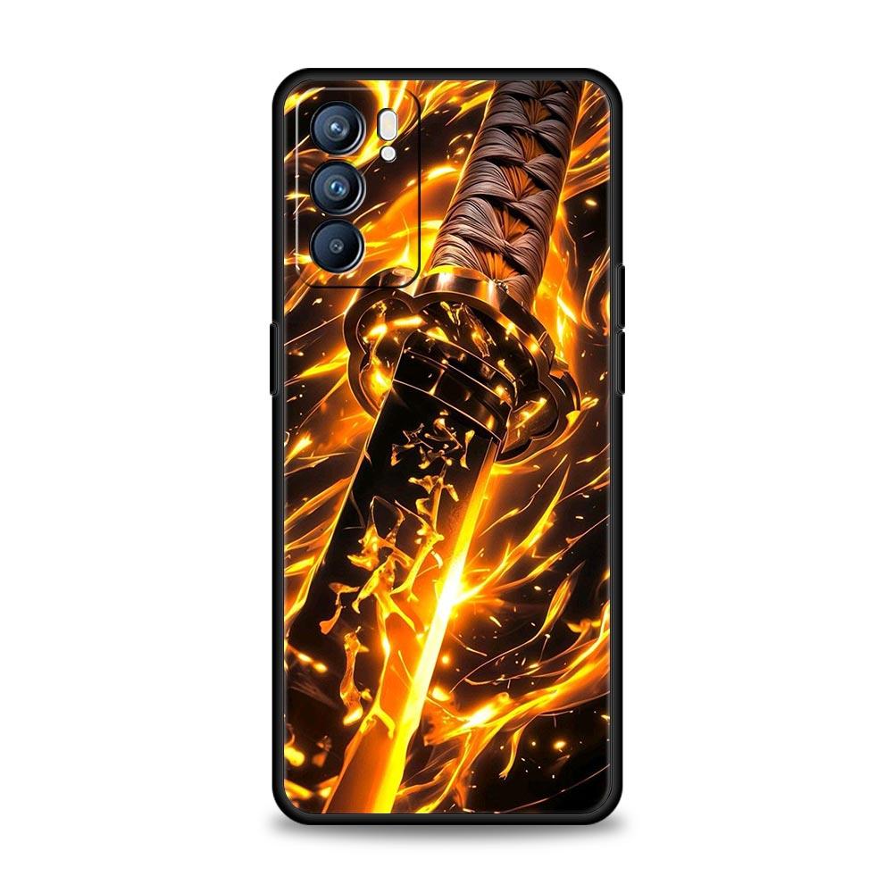 

The Sword Creative Pattern Phone Case For Oppo Reno 13 12 11 10 7 F Find X5 X6 A98 A80 A79 A78 A57 A54 A31 A17 Pro 5G Soft TPU Oppo A54 5G