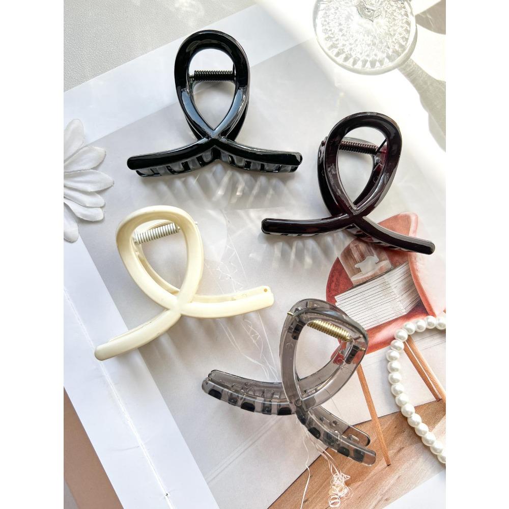 French Big Hair Claw Clips Medium Butterfly Shark Clip for Women 3.1" Strong Hold Non-slip Jaw Clips Hair Accessories Headwear