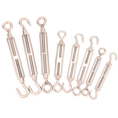 1Pc Oc/Oo/Cc Type M4 M5 M6 M8 Stainless Steel 304 Adjust Chain Rigging Hooks Eye Turnbuckle Wire Rope Tension Device