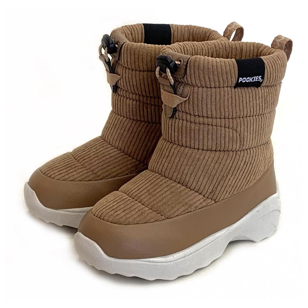 Pookies Snow Ultra Lightweight and Cold Sizes Kids' Boots, Weather, PK-M310, Brown, 19cm-20cm