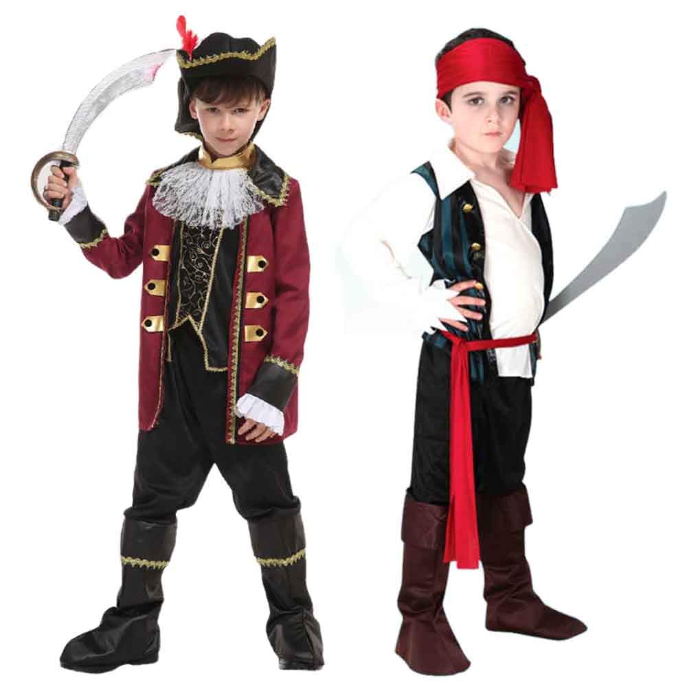 

Pirate Cosplay Pirate Costume Kids Fancy Dress Costume Set c622 [monoii] Children s