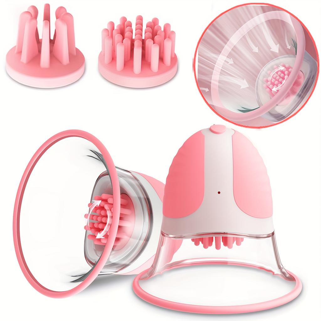 Nipple Sucker Toy Clamps Strong Sucking Stimulator Massager Clitoral Nipple Vibrators Adult Sex Toys for Women Couples Pleasure