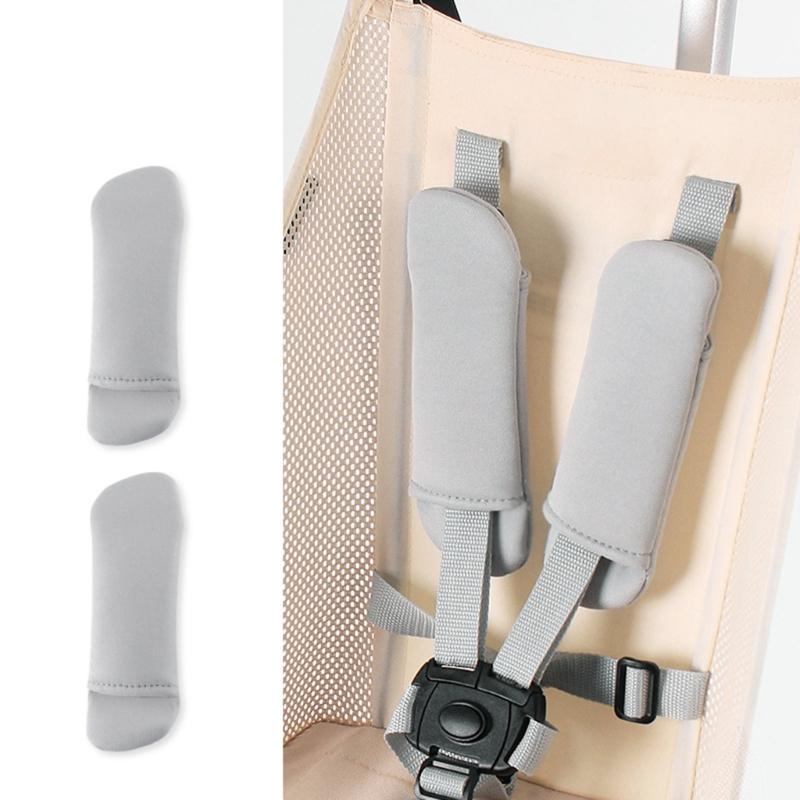 Comfort Shoulder Strap Covers for Baby Strollers Soft Polyester Baby Prams Shoulder Cushions Pad Set Simple Installs