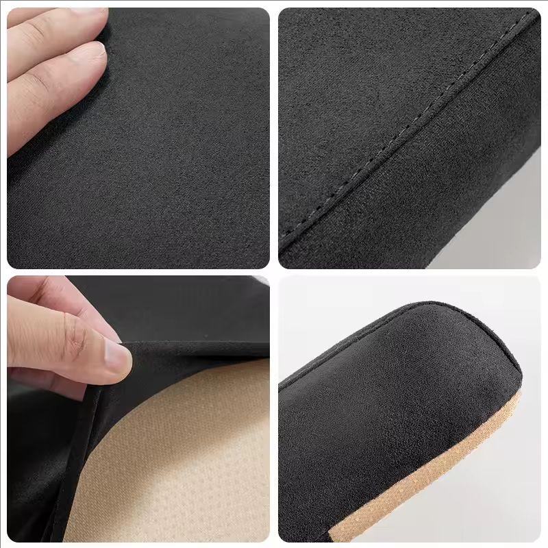 Car Armrest Mats Memory Foam Arm Rest Cushion Interior Accessories For VW GTI Polo Golf Passat Tiguan Arteon Jetta Taigo Hub Cap