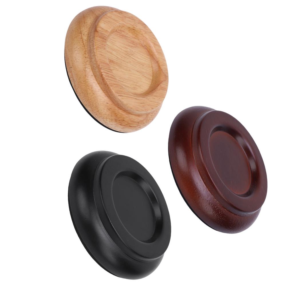 4 st Pianohjulskopp Massivt trä Skumbas Halkfri Ljudreducerande Universal Upprätt Pianohjulskopp F