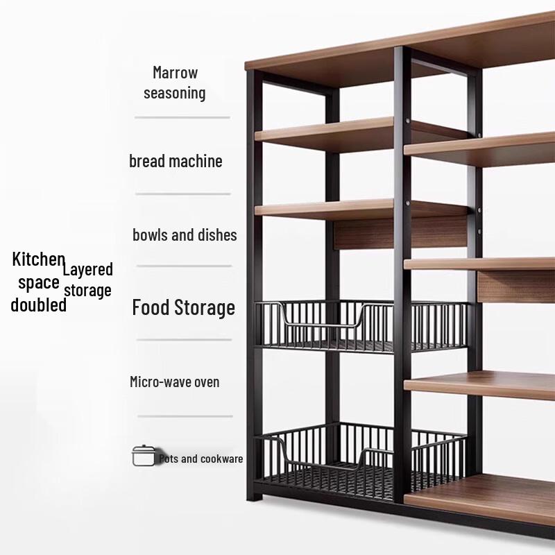 Bieying Mobilny Stojak do Przechowywania w Kuchni