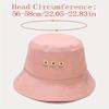 1pc Sunflower Embroidered Bucket Hat Simple Literary Style Basin Hat Summer Thin Sun Hat For Women