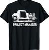Project Manager Classic Car Vintage Restoration Design T-Shirt