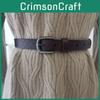 Simple Waist Belt With Lingge Design And Alloy Buckle For Casual And Attire Work