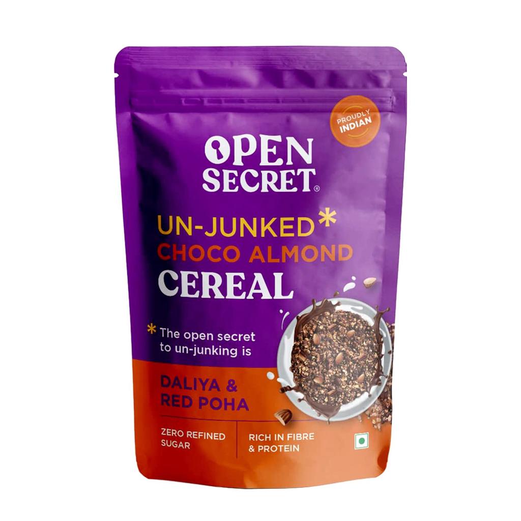 Open Secret Muesli | 350g, 42g Protein | High Protein, Breakfast Mix with Nuts & Seeds, Dried Fruits, Oats, Red Poha, Pumkin Seeds(pack of 1)