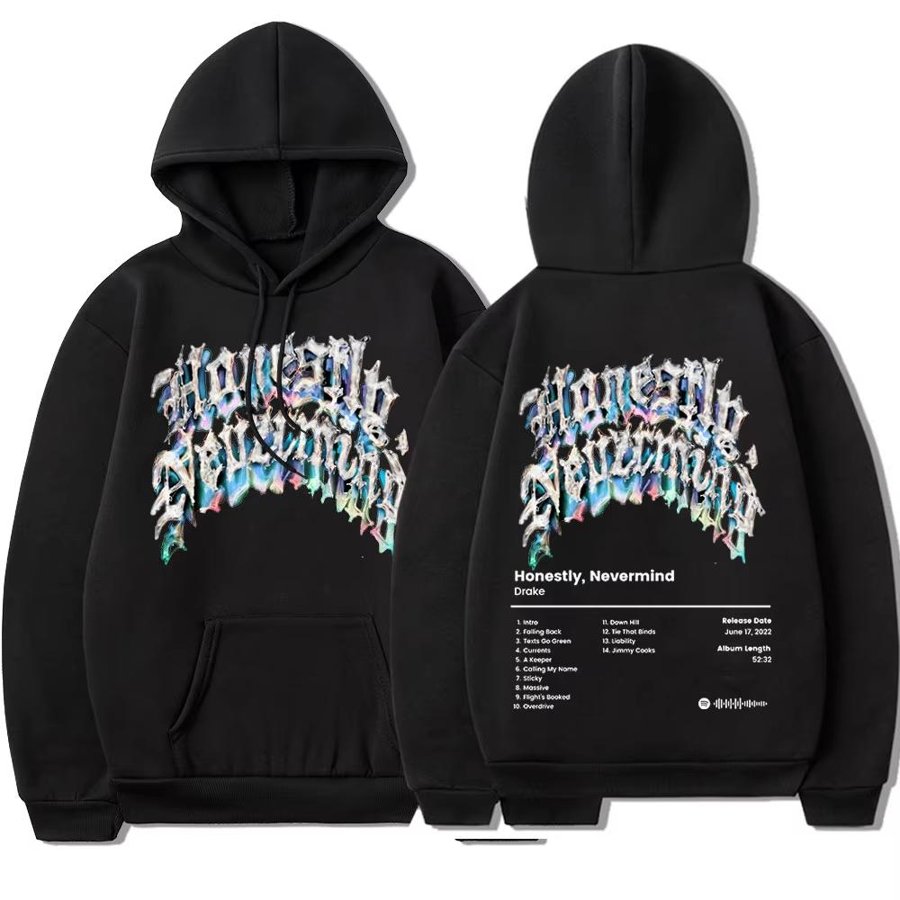 New Rapper Drake Music Album Honestly Nevermind Hoodie Men Women Casual Harajuku Oversized 2026 Comfortable Warm Gift Outfit