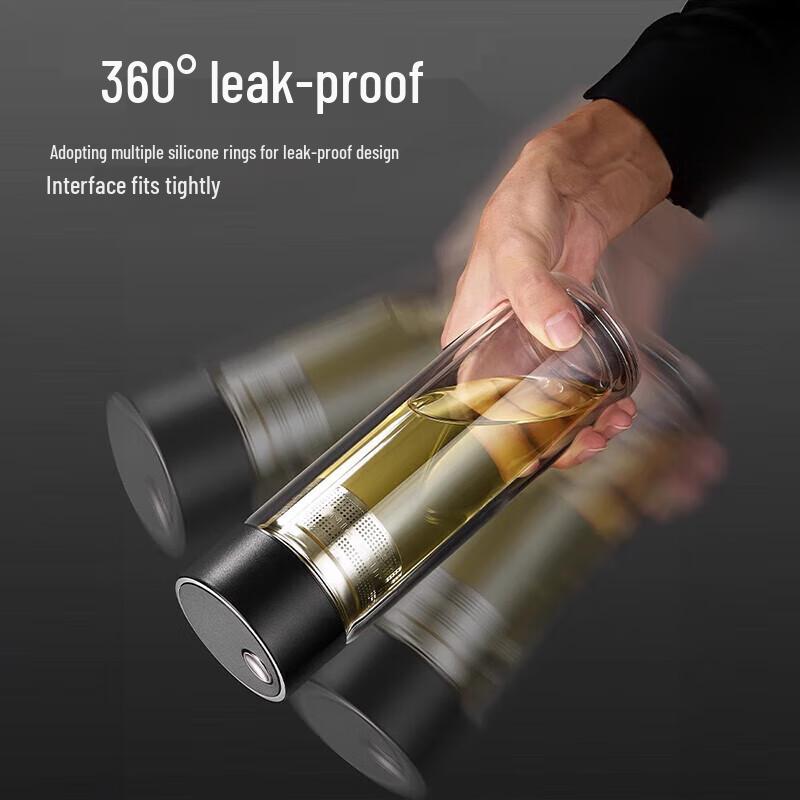 XDO Magnetic Tea Infuser Glass Bottle