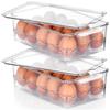 Egg Container With Lid For 15 Eggs 2 Pcs.