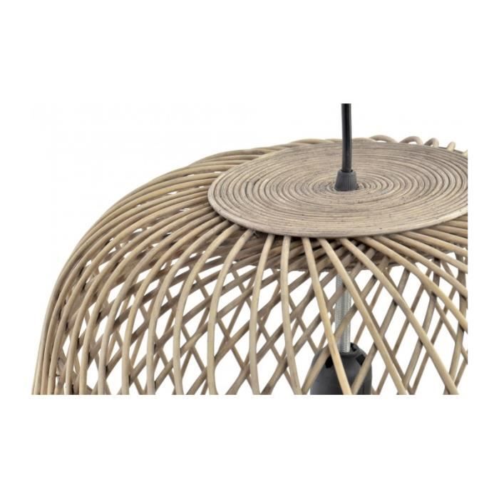 Plafonnier en Rotin - Hauteur 41cm 0,000000 Bois