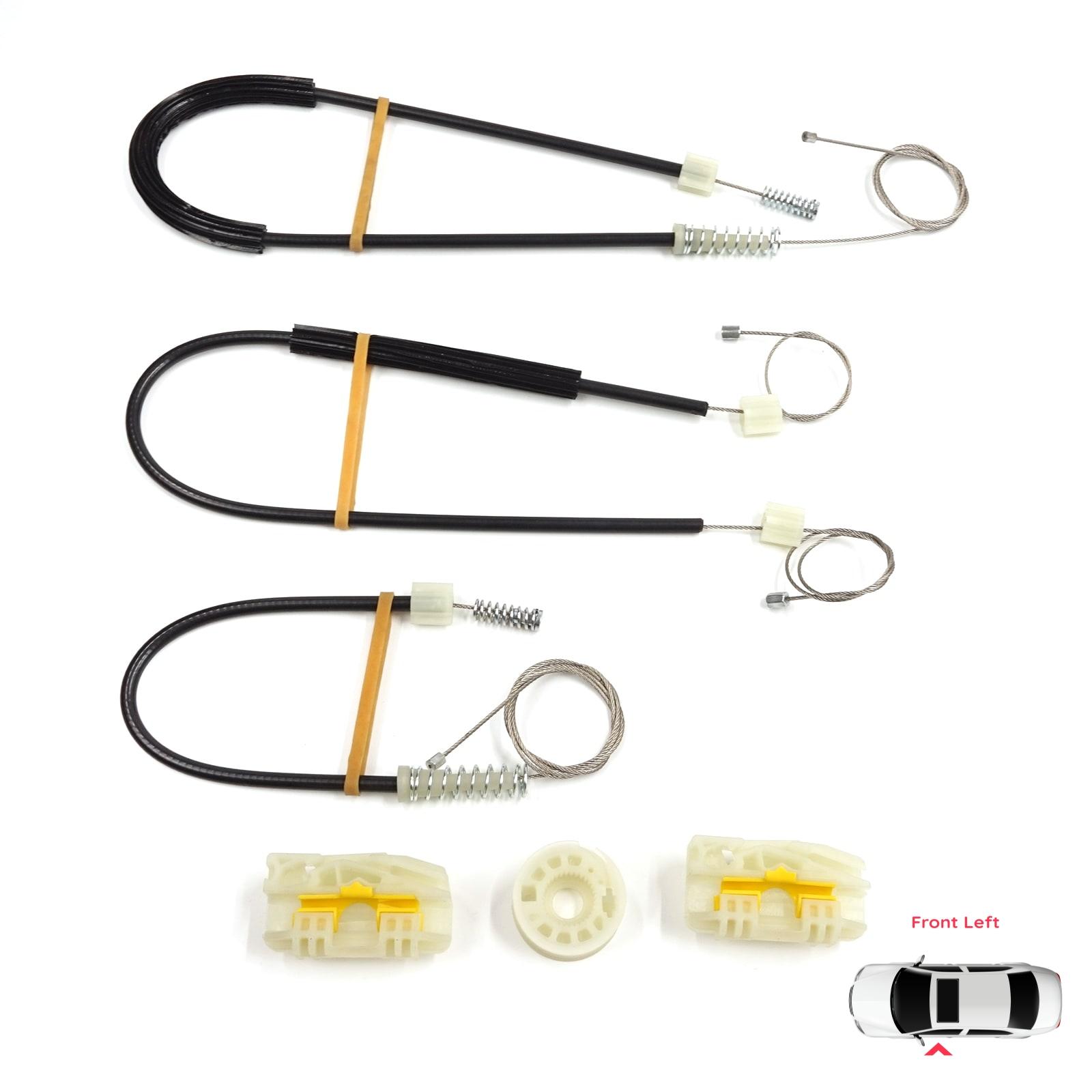 

BWR453 Power Window Regulator Repair Set Front Left Door for Seat Leon MK2 1P 1P1 2005-2012 5-Door HB 1P0837461A