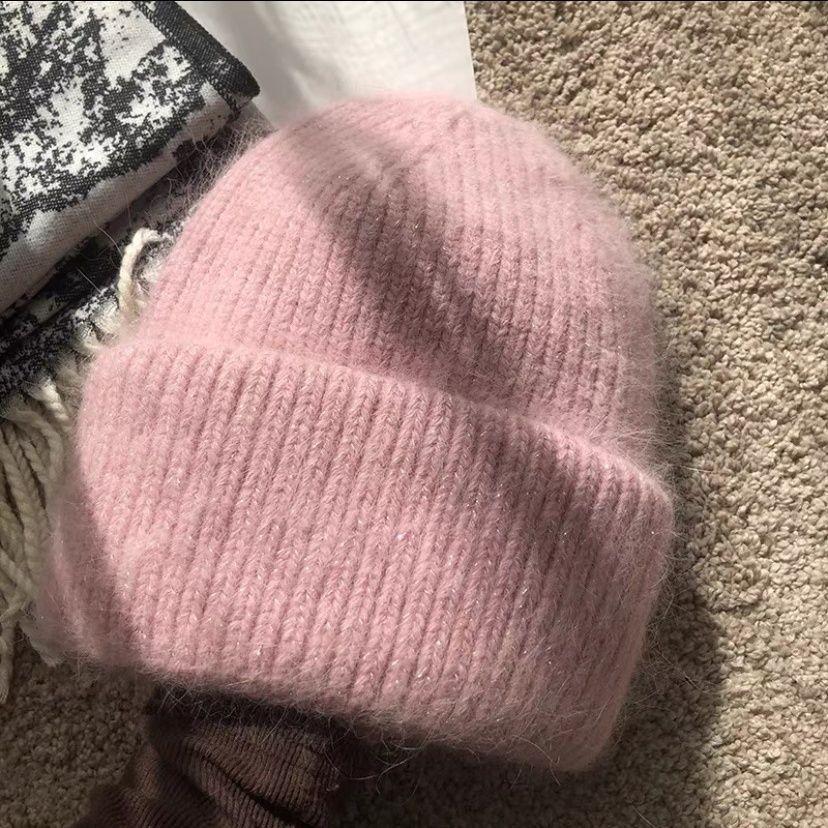 New Rabbit Fur Hat Autumn and Winter Thickened Warm Versatile Outdoor Skiing Cold Hat Ear Protection Japanese Wool Hat