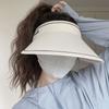 Eimer-Hut, Reise-Strand-Stil, Sonnenschutz, Sommer, breite Krempe, Visier, Sonnenschutz mit elastischem Band, atmungsaktiv, faltbar, Panama-Kappe