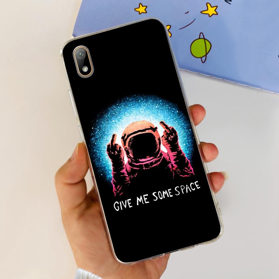 For Huawei Y5 2019 Phone Case Huawei Y5 (2019) AMN-LX9 LX1 LX2 LX3 Fashion Painted Soft Silicone TPU Slim Back Cover
