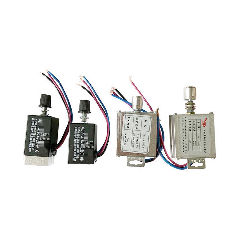 Universal Stepless Speed Control Switch for Car Fan Heater Motor Bulb, 12V/24V
