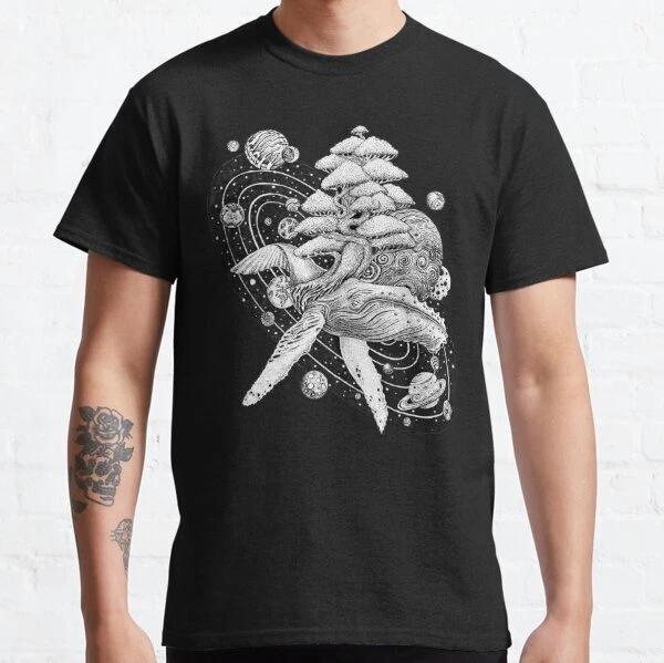 Space Whale Vintage Gift Whale Funny Classic T-Shirt S-3XL 3XL
