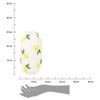 Ceramiczny Wazon Dekoracyjny Z Motywem Cytryn 29 Cm