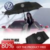Pro VOLKSWAGEN VW 1ks Pro VW Znak auta Černý Deštník Déšť Ženy Muži Automatický Odolný proti větru Vodotěsný Blokování sněhu Venkovní Po