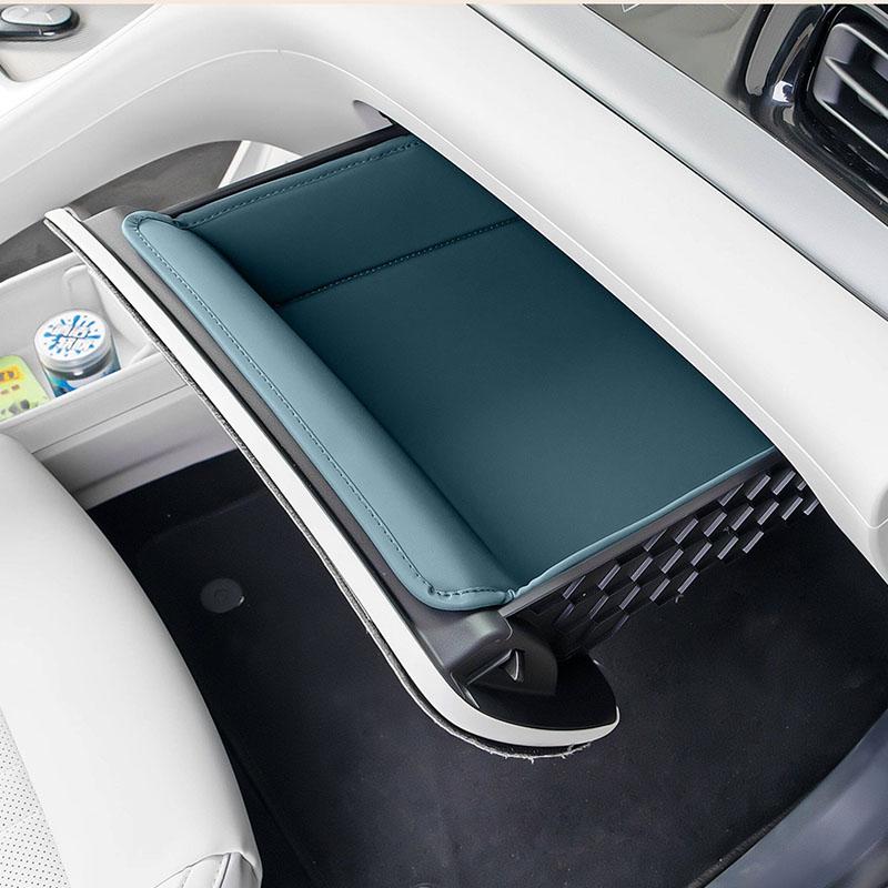 For Geely EX2 Proton e.MAS 5 2025 2026 Passenger glove box storage bag artificial leather material, car interior supplies