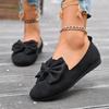 Women Flats New Summer Fashion Comfortable Versatile Loafers Shoes Women Simple Wear-resistant Flat Bottom Bow Sneakers Women