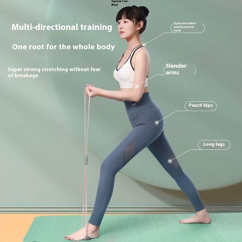 Figure 8 Resistance Bands Multi-Function 8 Shaped Resistance Band Resistance Band Elastic For Home Gym Training Stretching